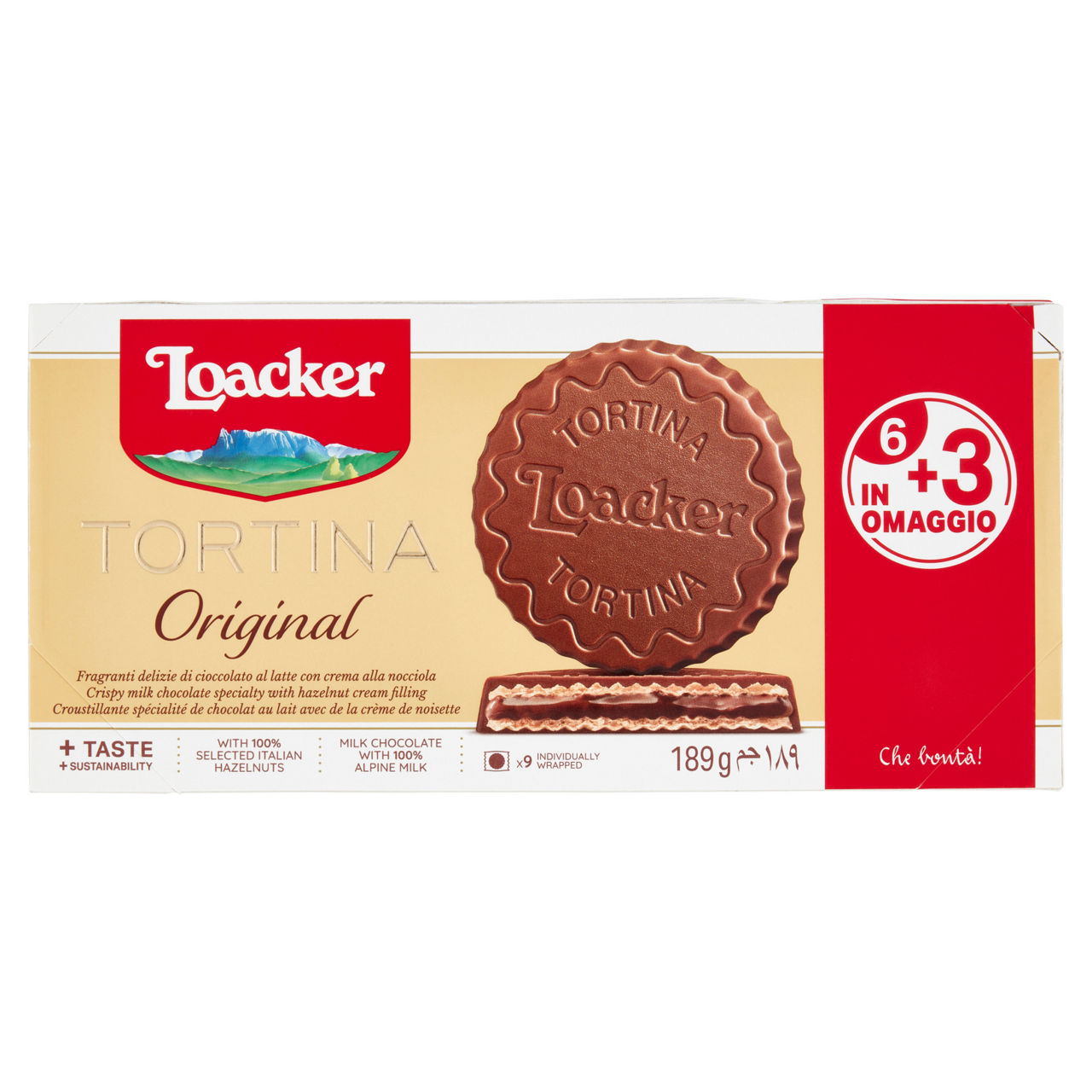 Tortina Original 6 pz + 3 omaggio 21 gr