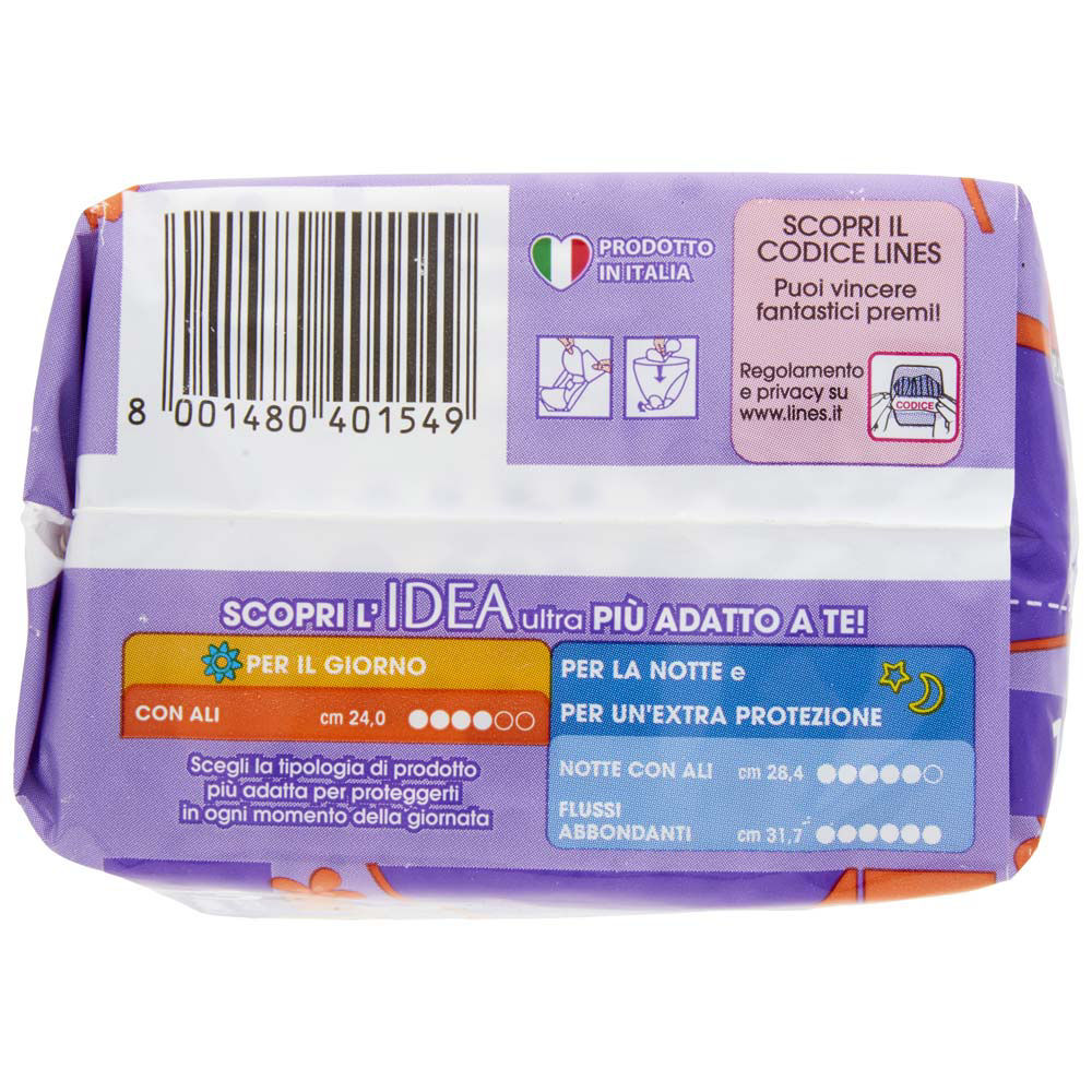Assorbenti lines idea ultra giorno ali pz.12 - Immagine 11