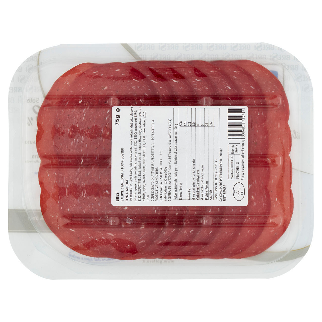 Salume stagionato di bovino affettato 75 gr - Immagine 31