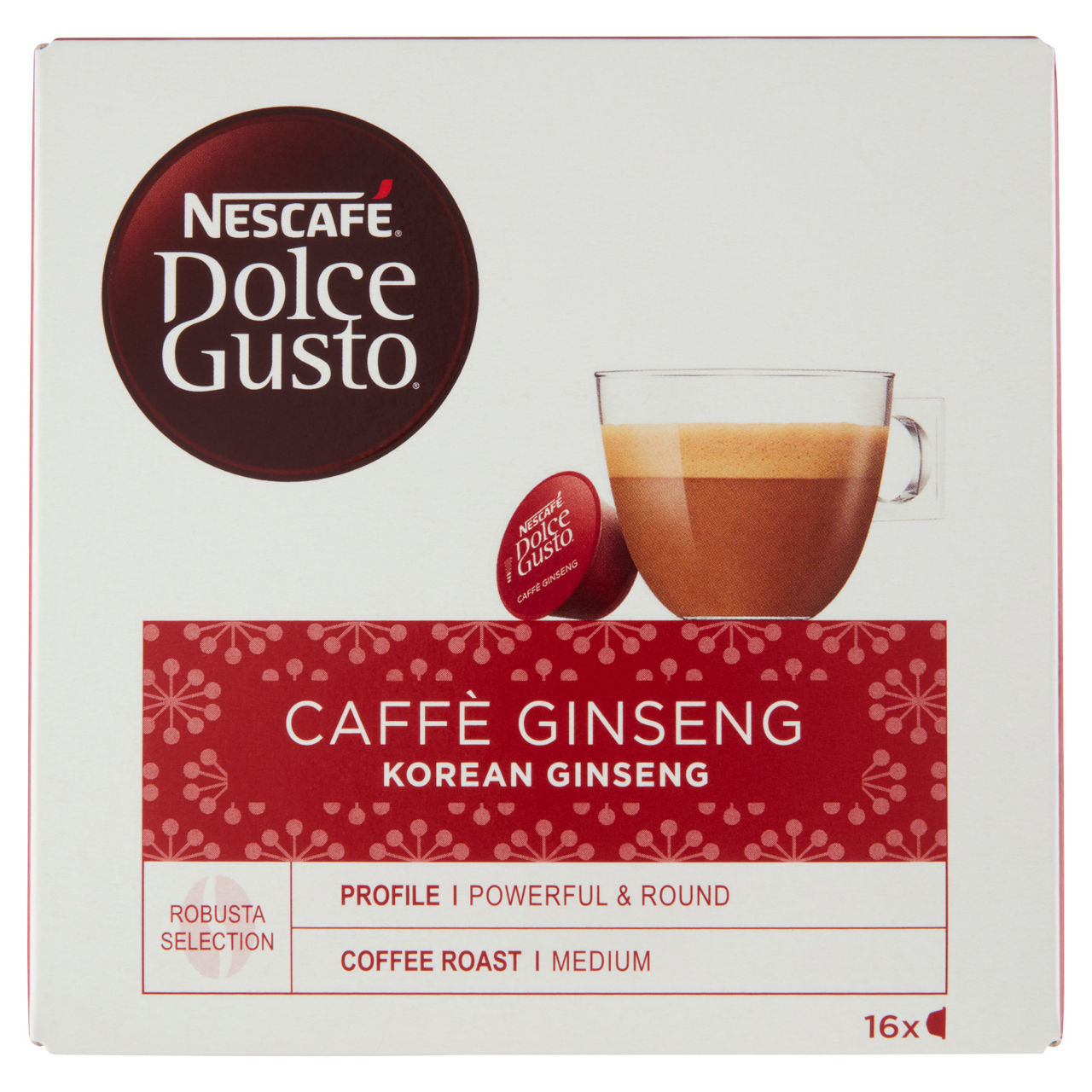 Caffè in capsule gusto ginseng 16 pz - Immagine 01