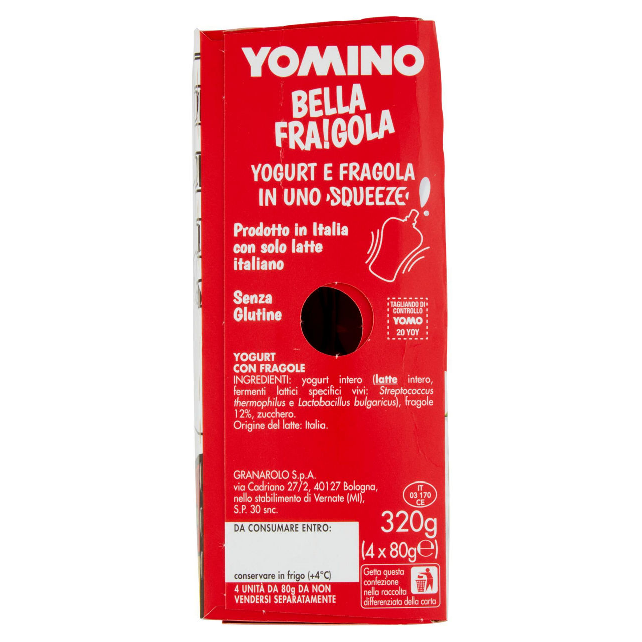 Yogurt da bere alla fragola 4 pz da 80 gr - Immagine 21