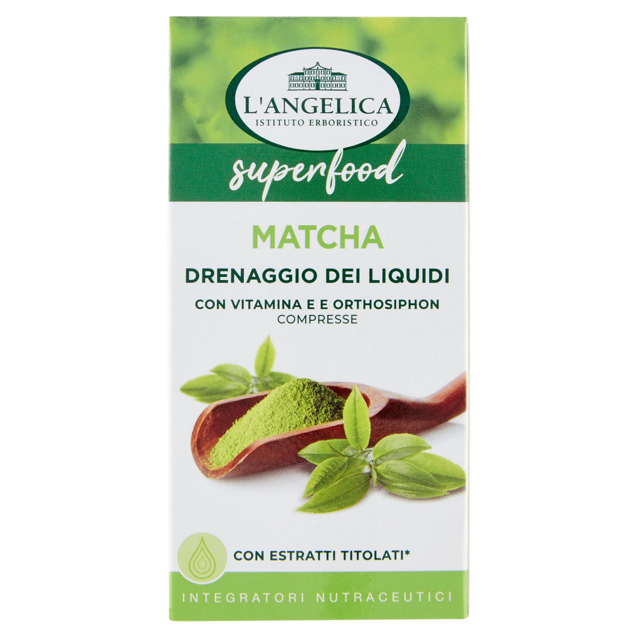 INTEGRATORE MATCHA L'ANGELICA 60 CPS 30 GR - Immagine 01