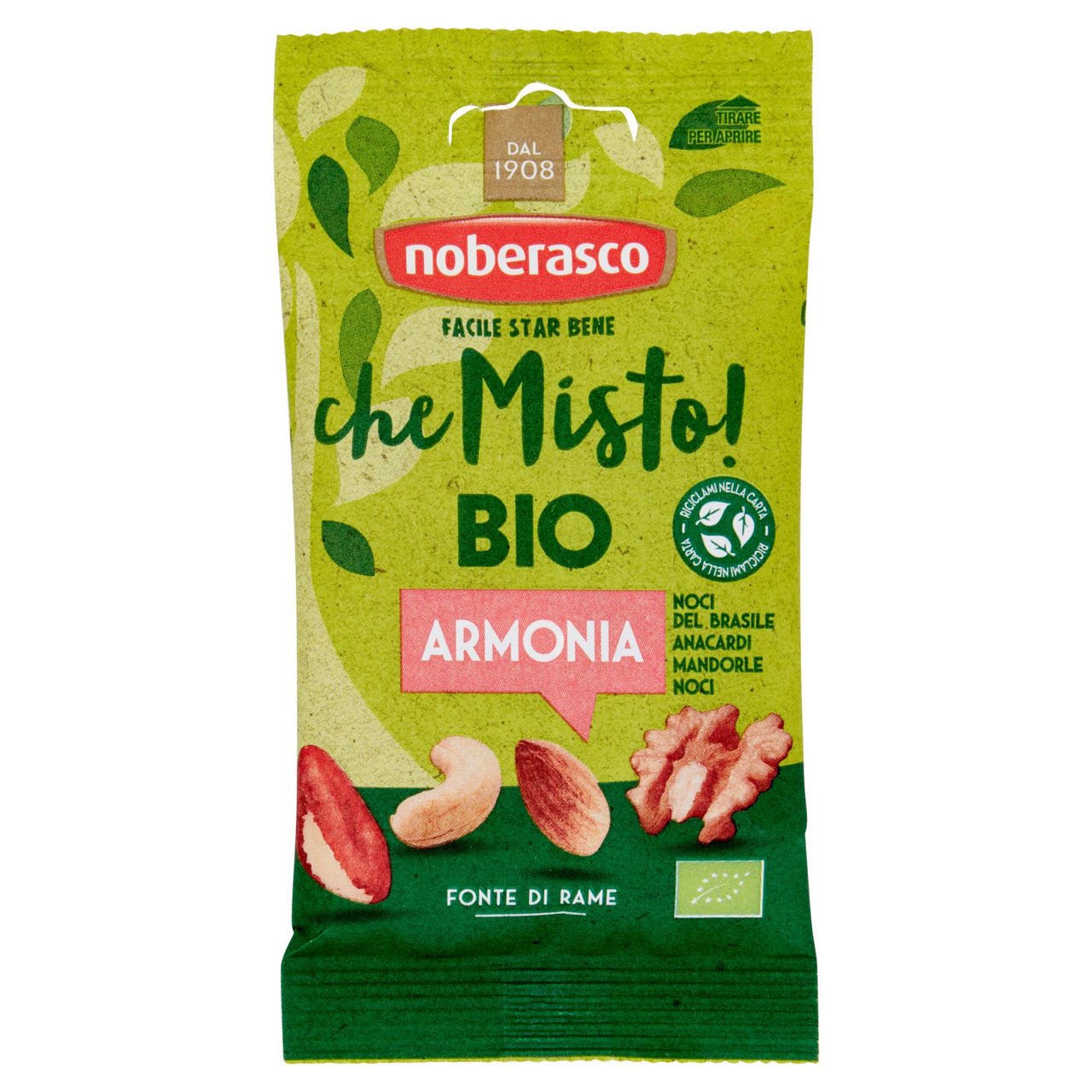 Mix armonia bio di frutta secca sgusciata 40 gr - Immagine 01