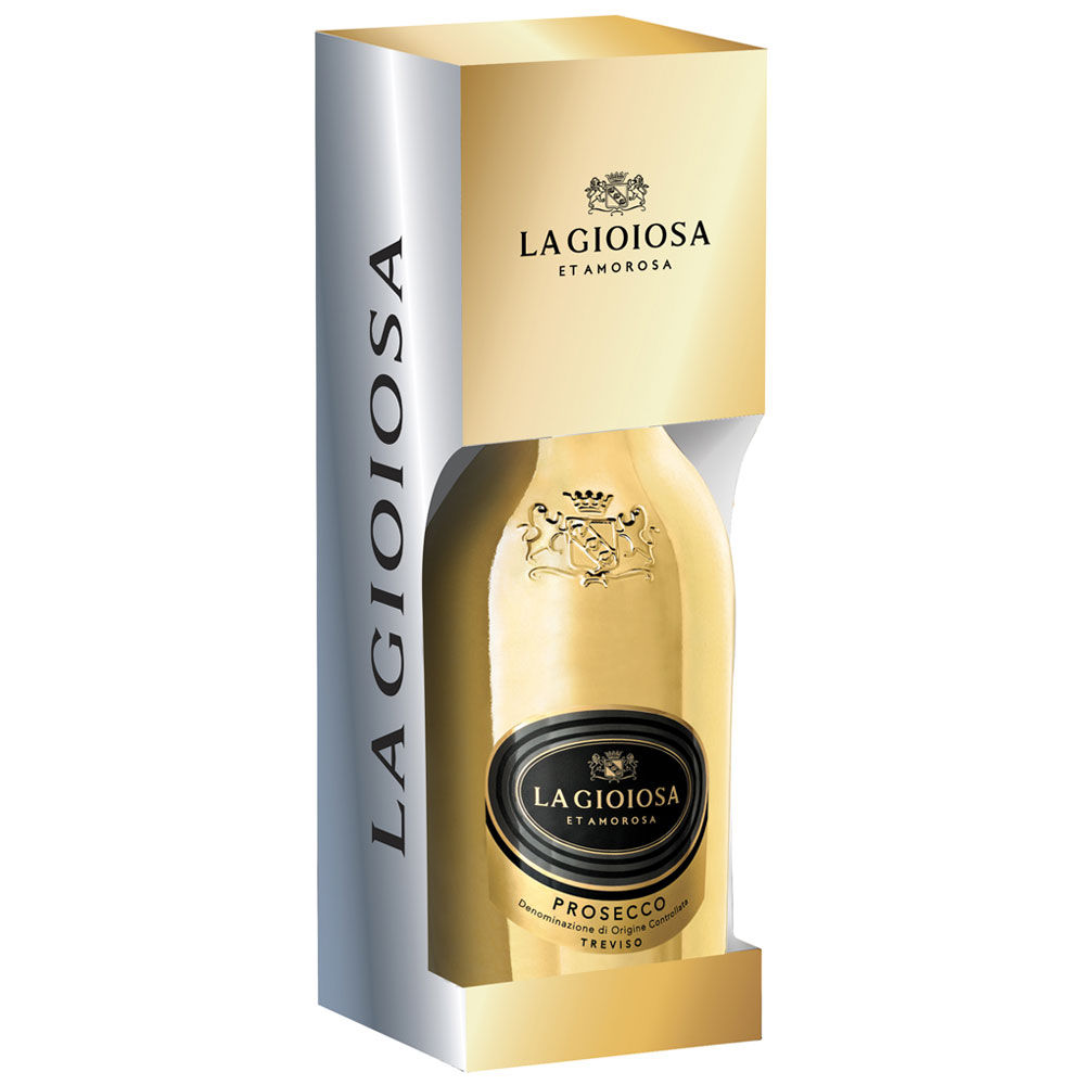 Spumante prosecco doc oro la gioiosa astuccio magnum l 1,5