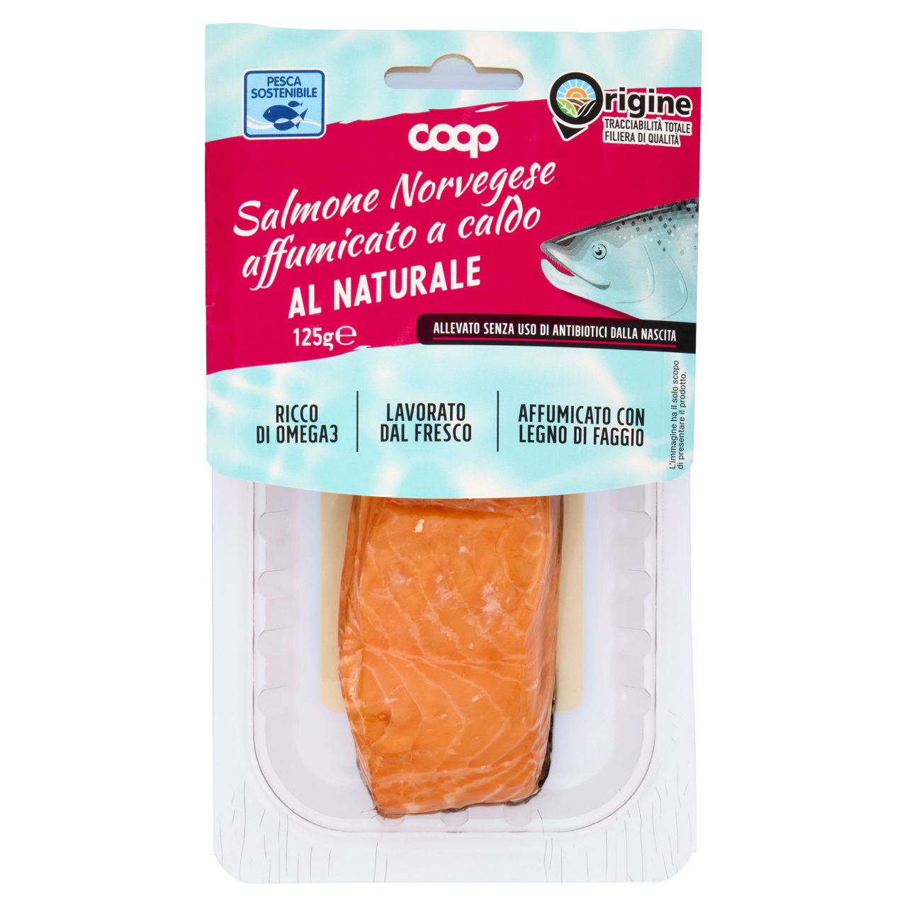 Salmone Norvegese affumicato a caldo al naturale 125 gr - Immagine 11