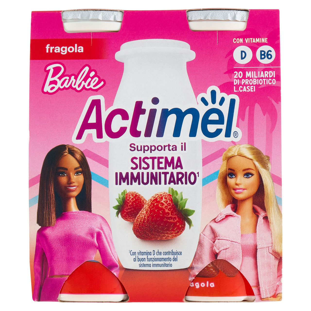 Probiotico da bere Frozen alla fragola 4 pz da 100 gr