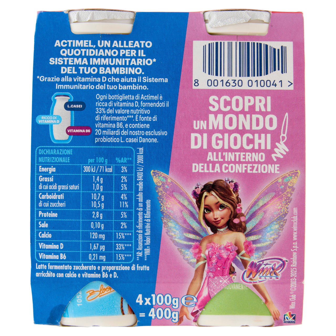 Probiotico da bere alla fragola 4 pz da 100 gr - Immagine 11