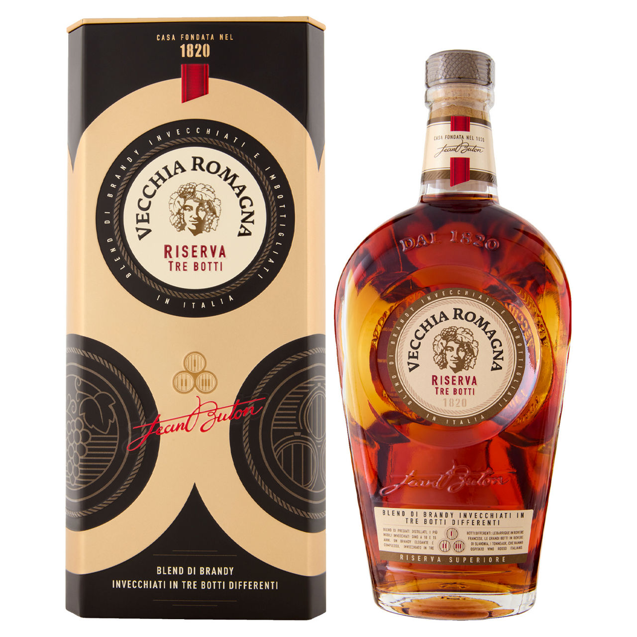 Brandy riserva 3 botti in astuccio 700 ml - Immagine 01