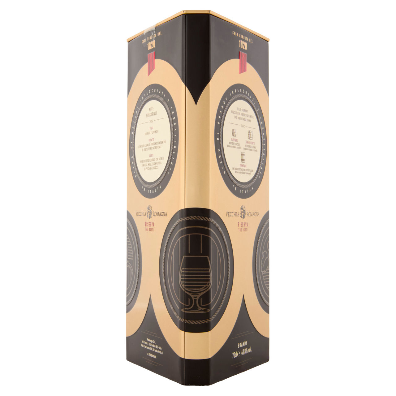 Brandy riserva 3 botti in astuccio 700 ml - Immagine 31