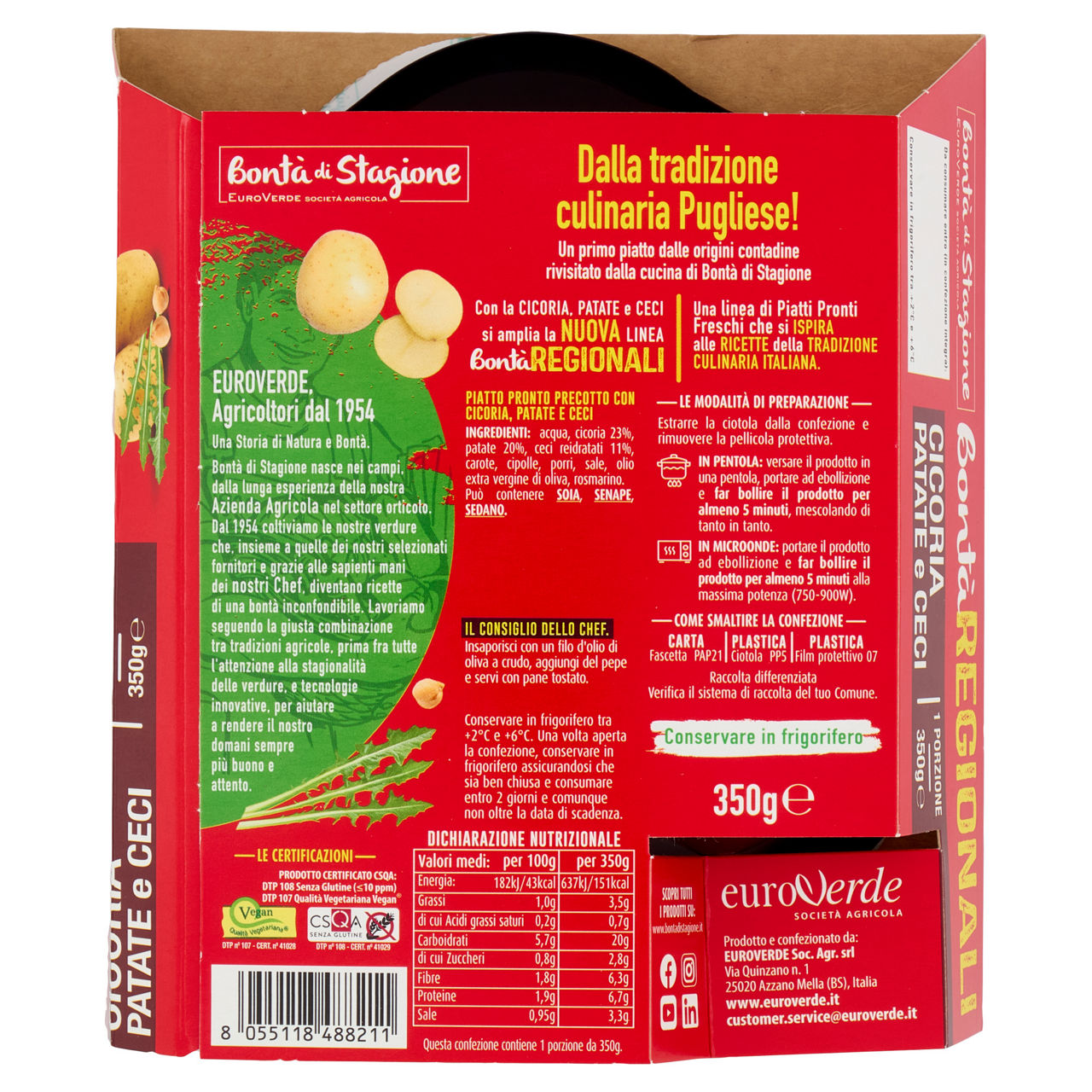 Zuppa cicoria patate e ceci 350 gr - Immagine 41