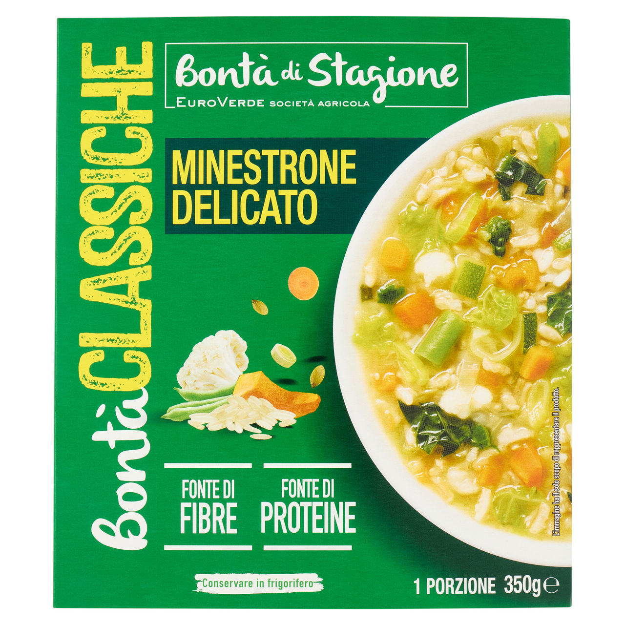 Minestrone delicato senza patate e fagioli 350 gr - Immagine 01