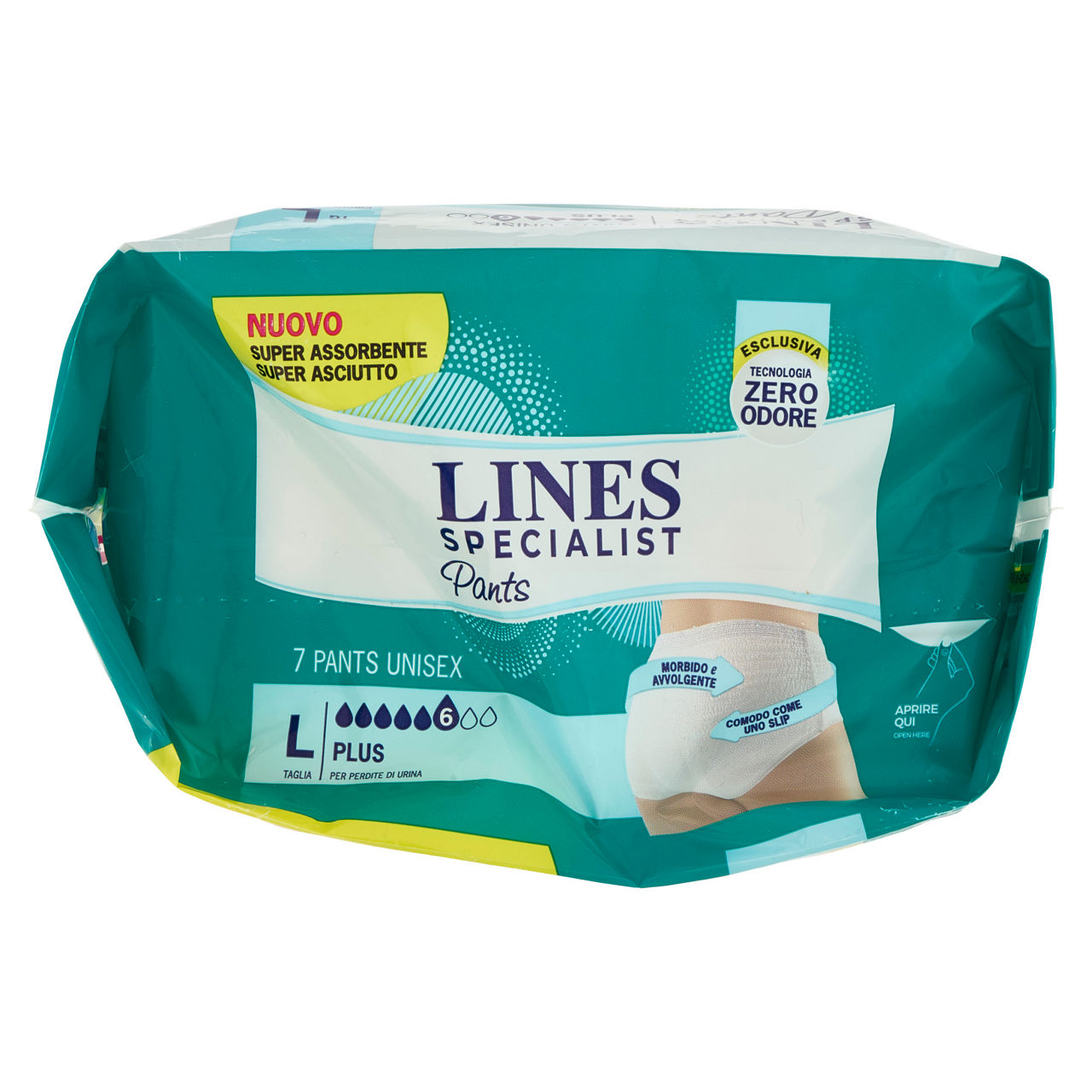 ASSORBENTI PER INCONTINENZA LINES SPECIALIST PANTS UNISEX PLUS L PZ.7 - Immagine 41
