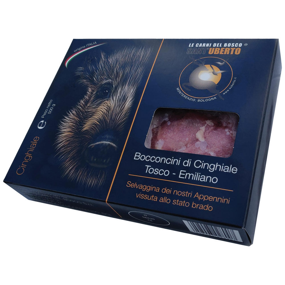 Bocconcini di cinghiale Tosco Emiliano 500 gr