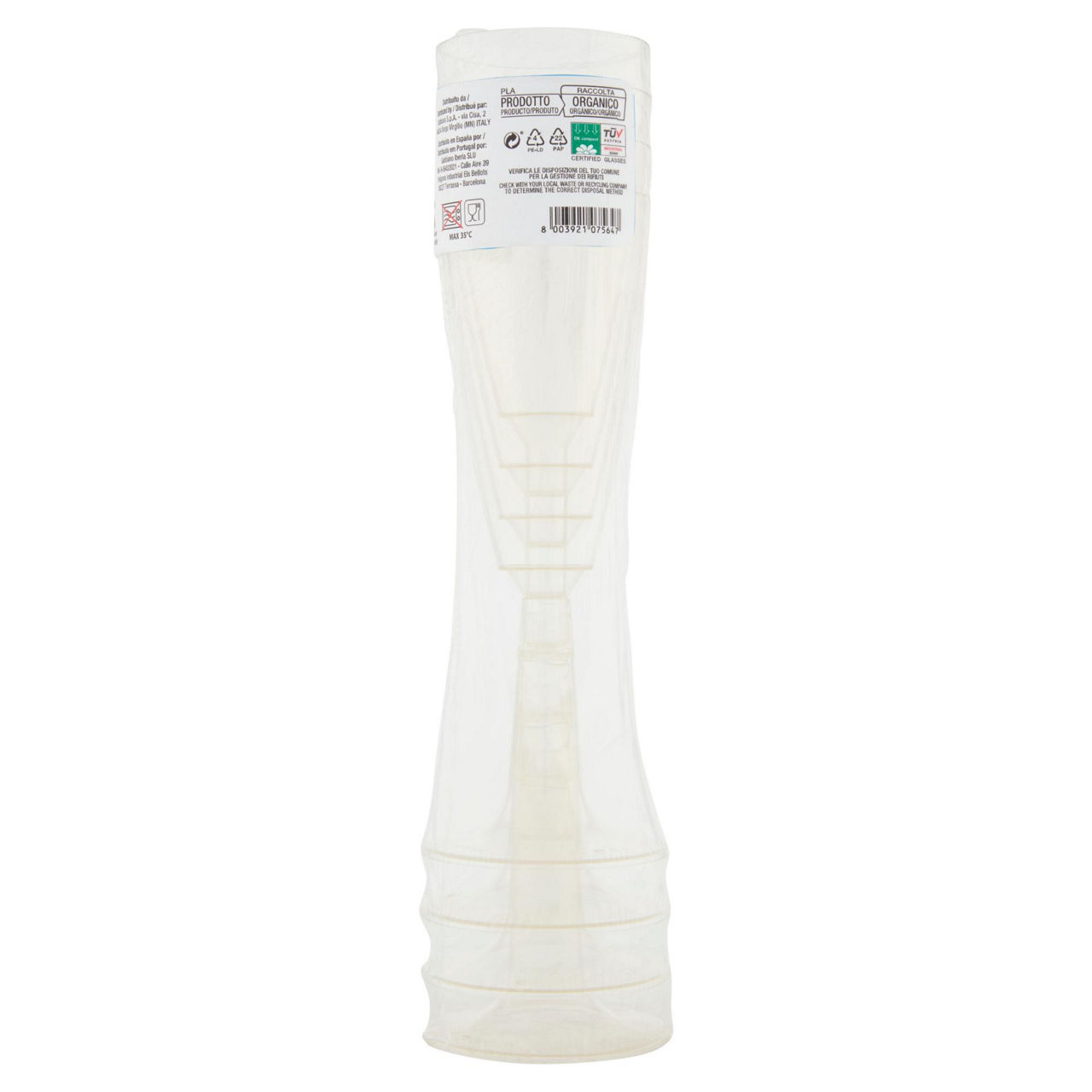 Flute pla trasparenti perlafesta pz 4 - Immagine 11