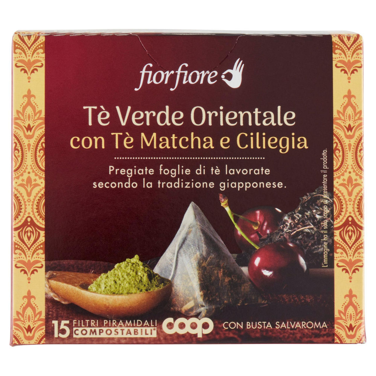 The verde orientale con the matcha e ciliegia 15 filtri - Immagine 01