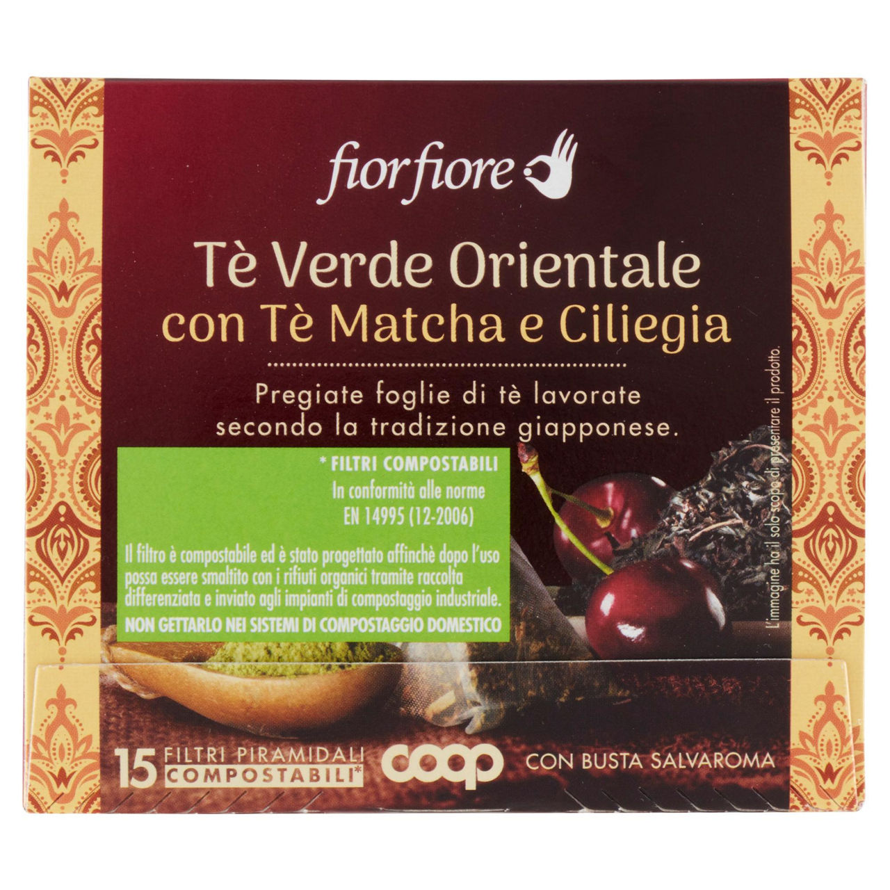 The verde orientale con the matcha e ciliegia 15 filtri - Immagine 61