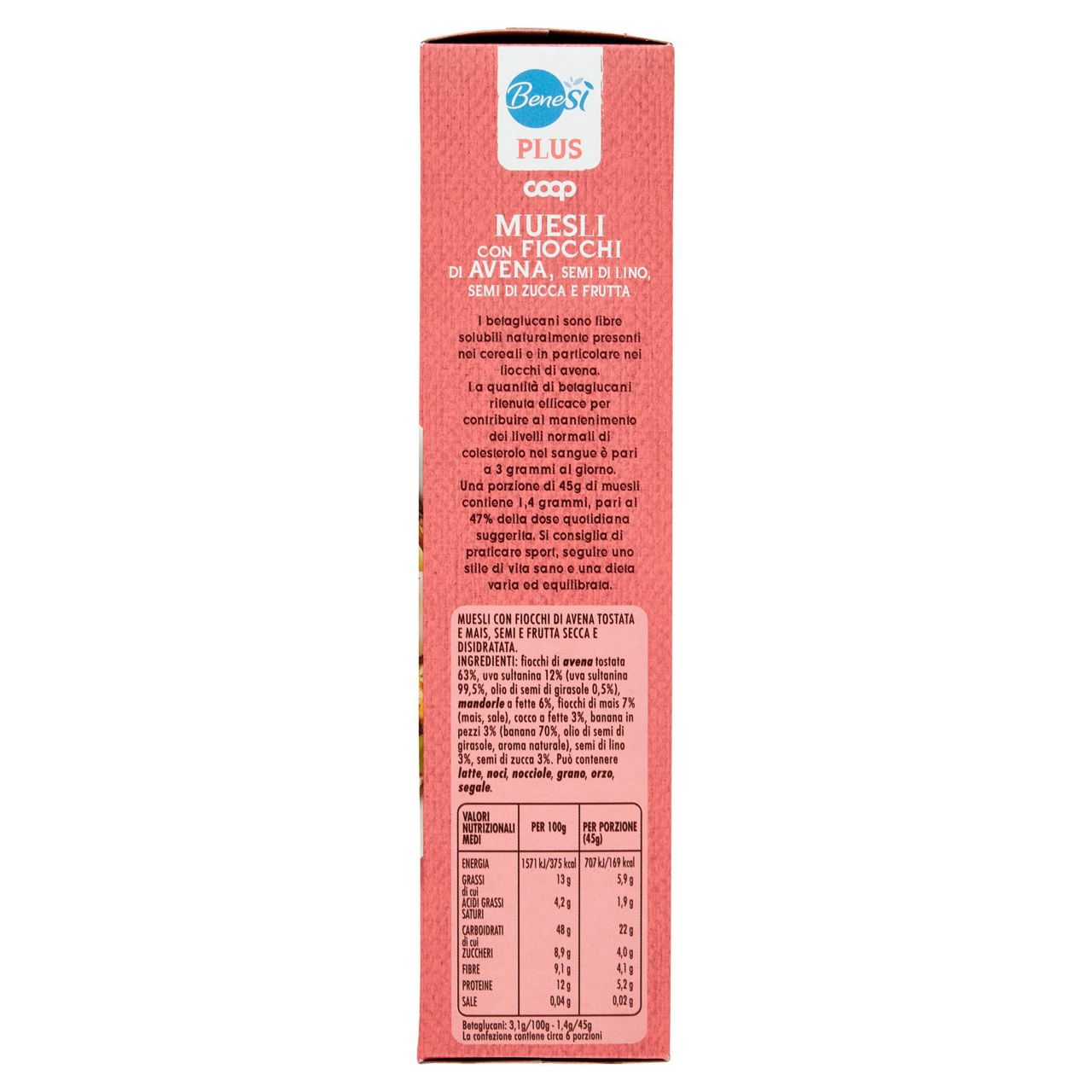 Muesli con fiocchi di avena, semi di lino, semi di zucca e frutta 300 g - Immagine 51