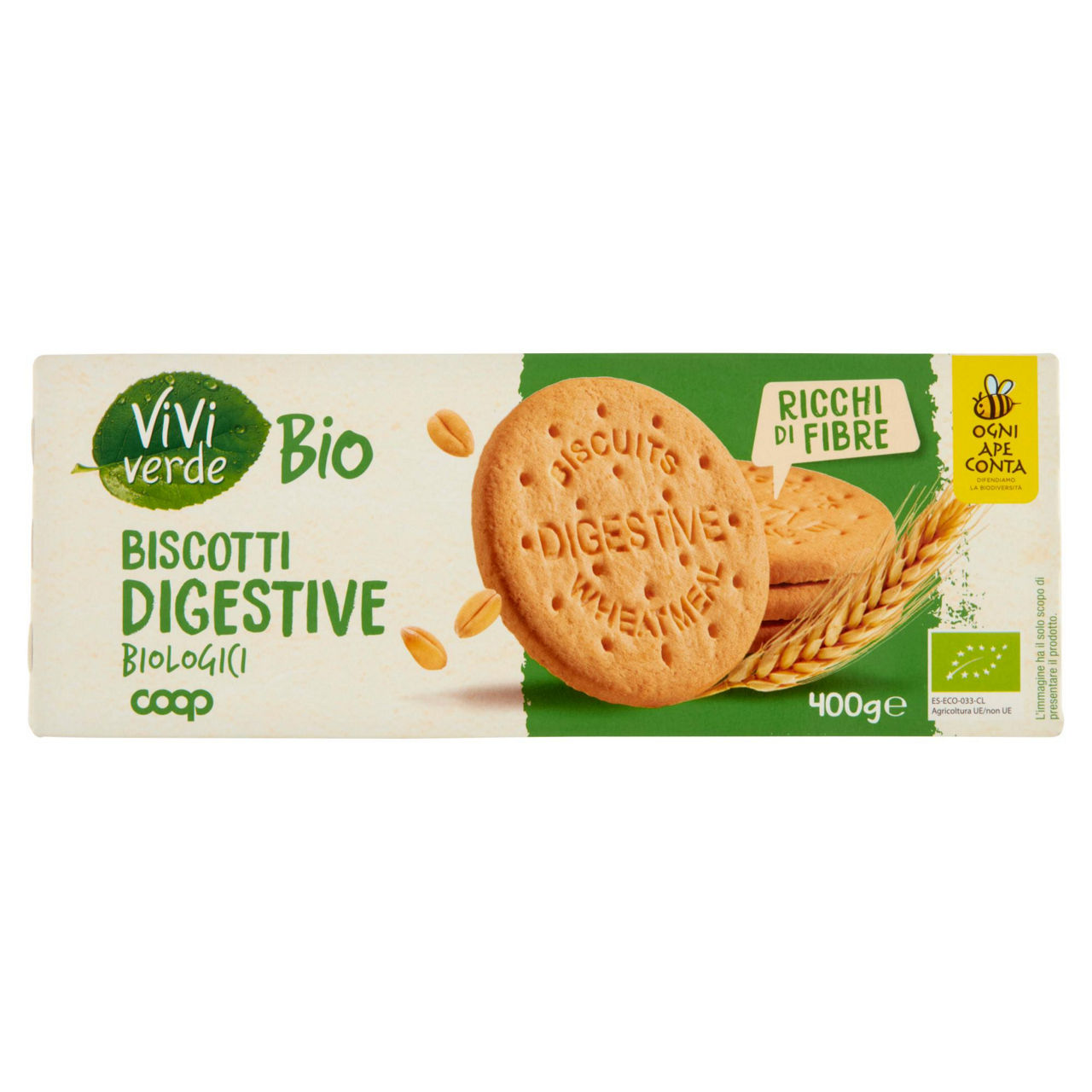 Biscotti Digestive bio 400 gr - Immagine 01