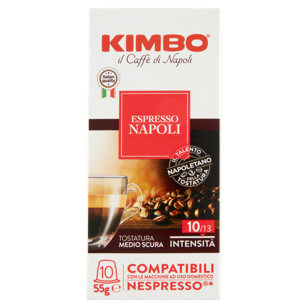 Caffè in capsule espresso Napoli compatibili Nespresso 10 pz