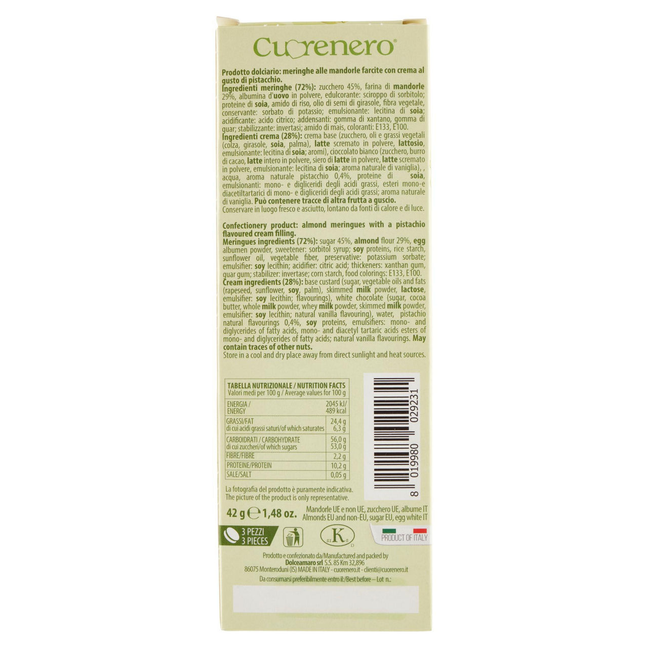 Macaron pistacchio cuorenero g 42 - Immagine 21