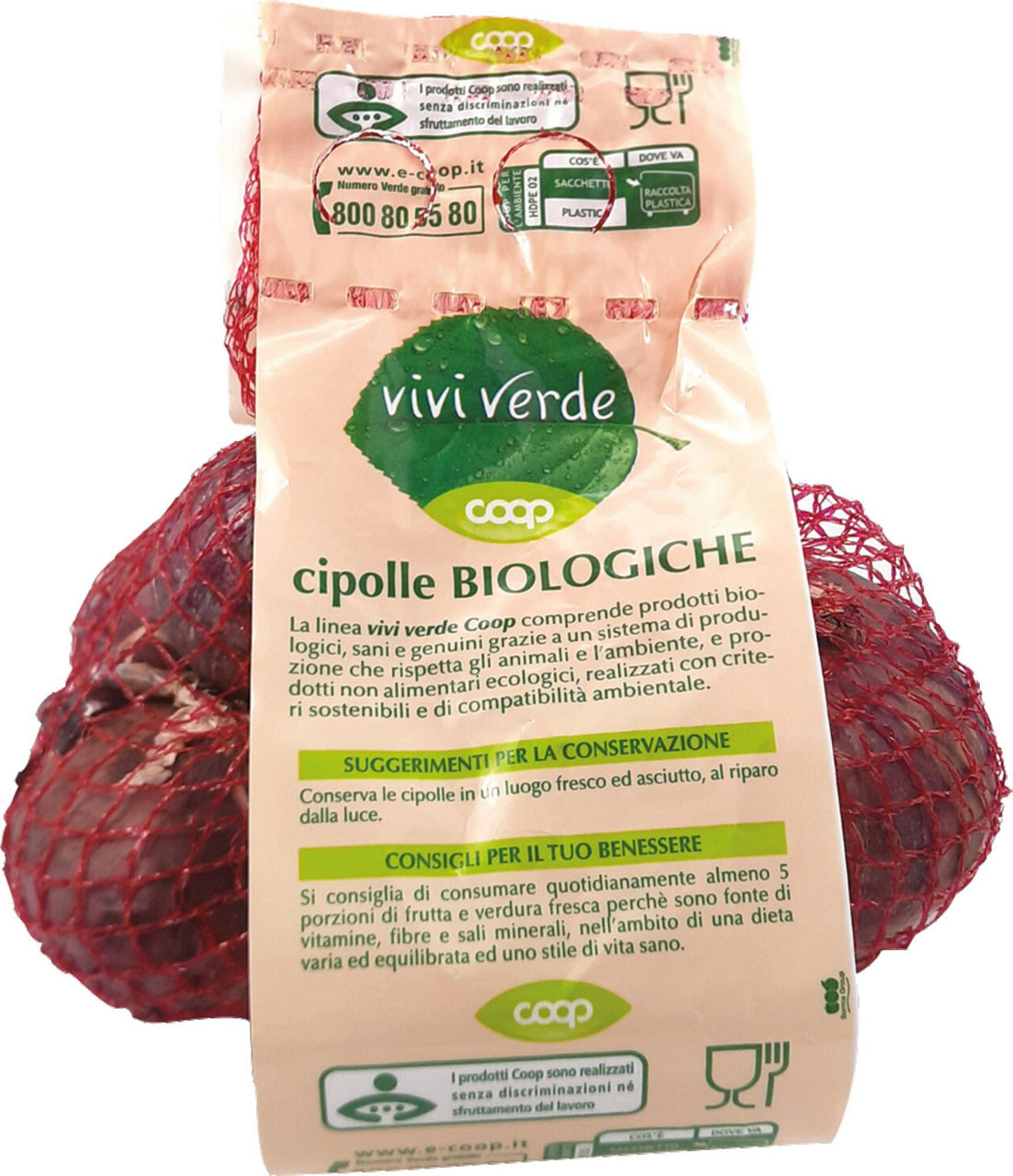 Cipolle rosse bio 500 gr