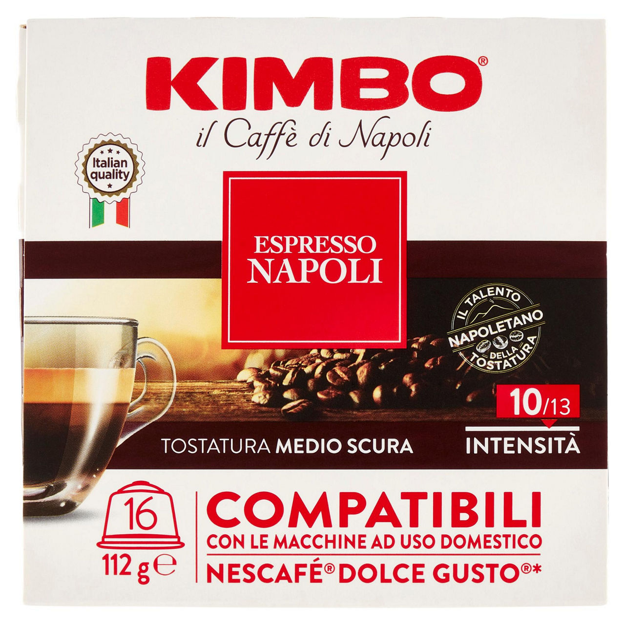 Caffè in capsule napoli compatibili con Dolce Gusto 16 pz