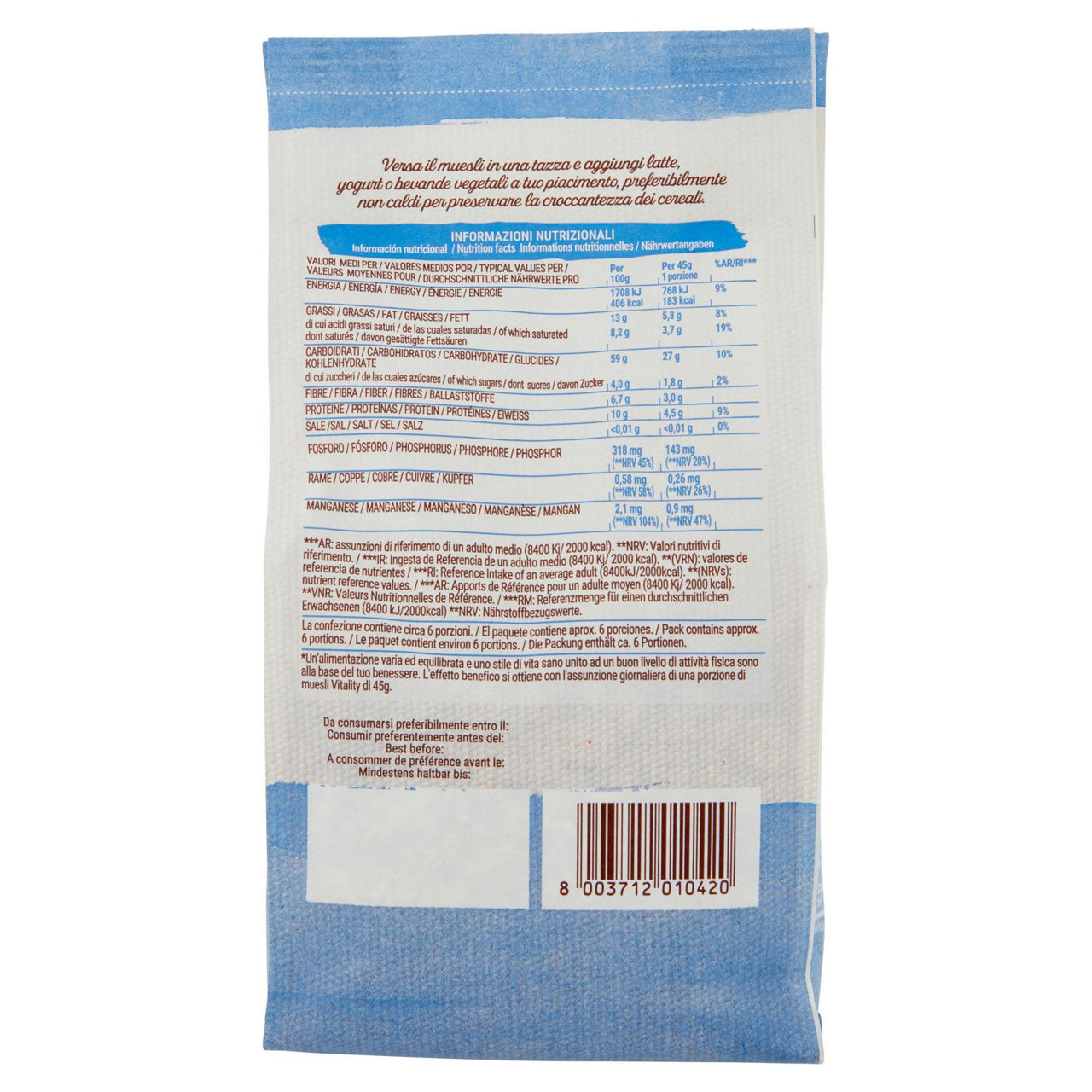 Muesli bio vitality 300 gr - Immagine 31