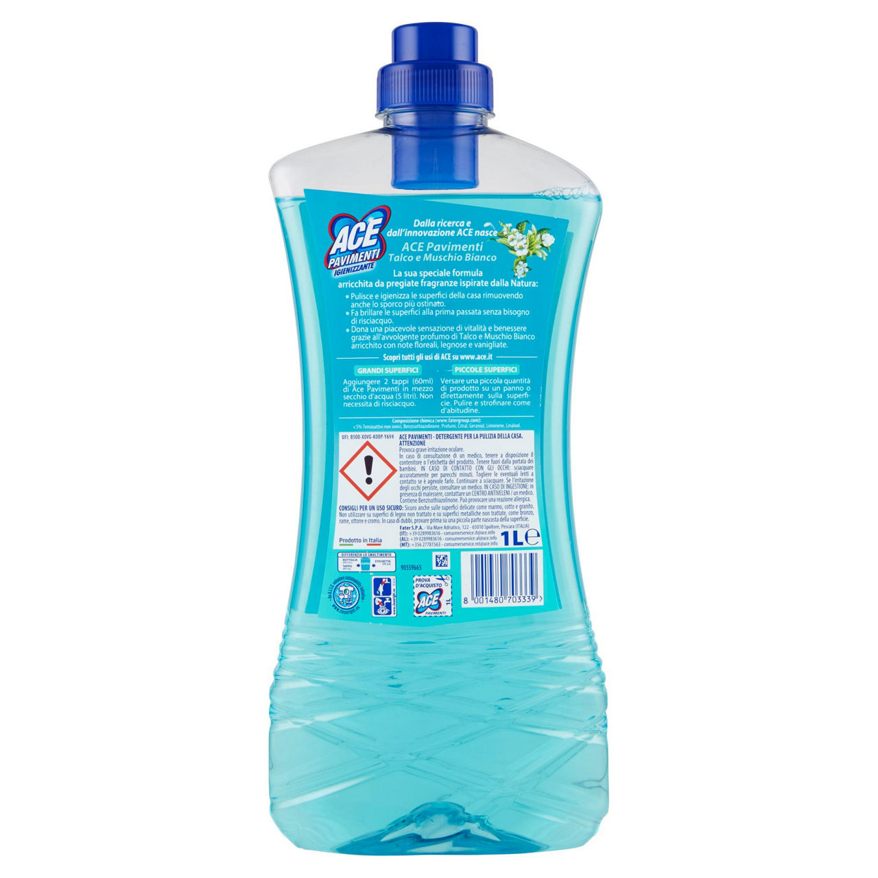 Detergente pavimenti ace igienizzante talco ml 1000 - Immagine 51