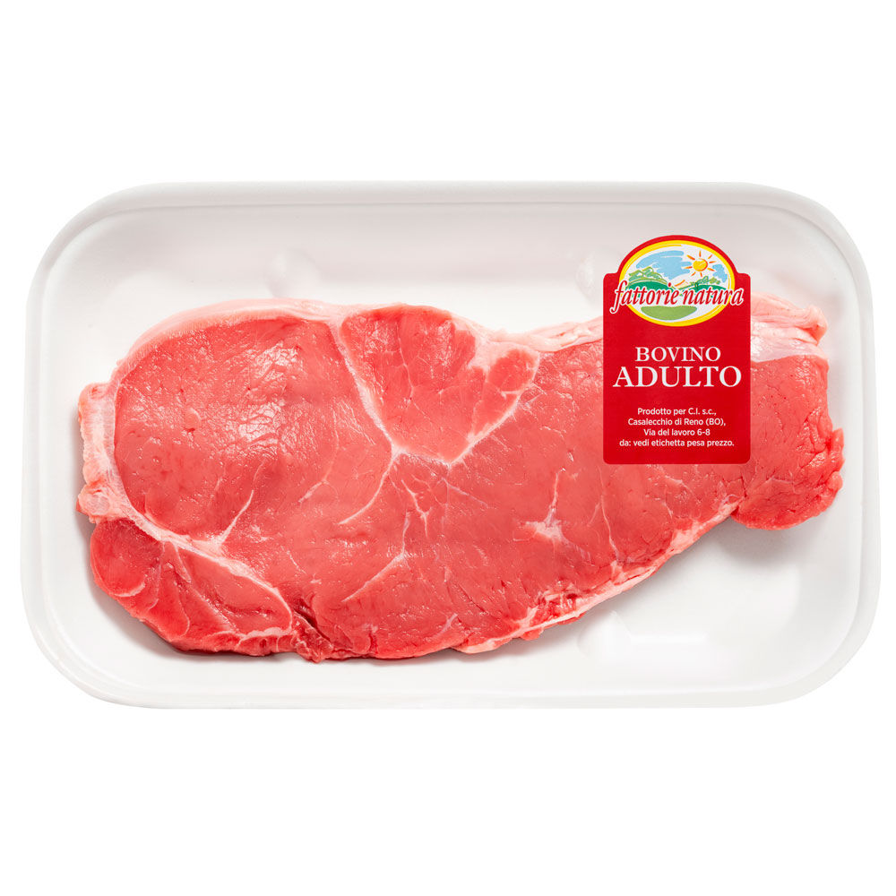 Bistecca disossata di bovino adulto