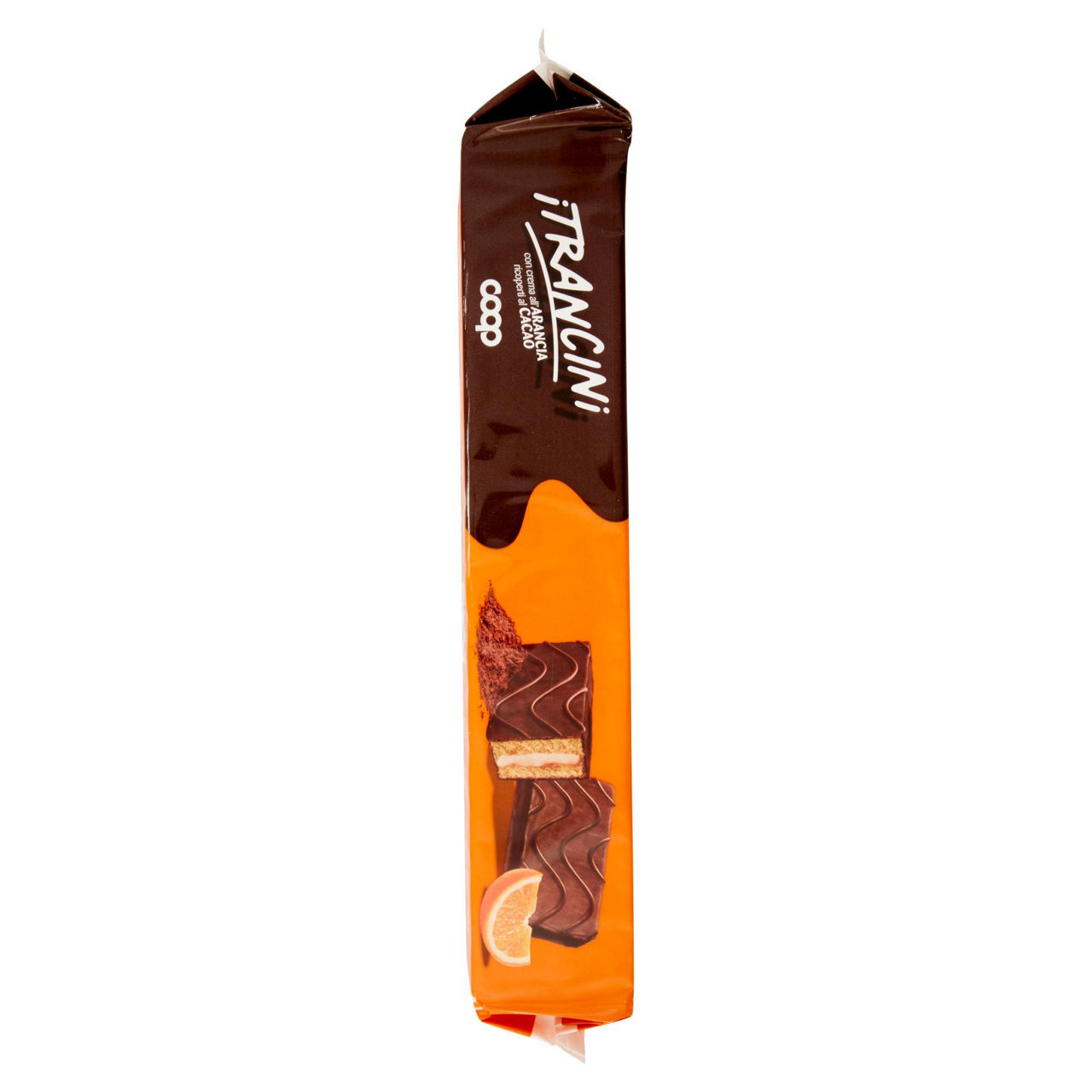Trancini ricoperti al cacao farciti all'arancia 10 pz 350 gr - Immagine 11
