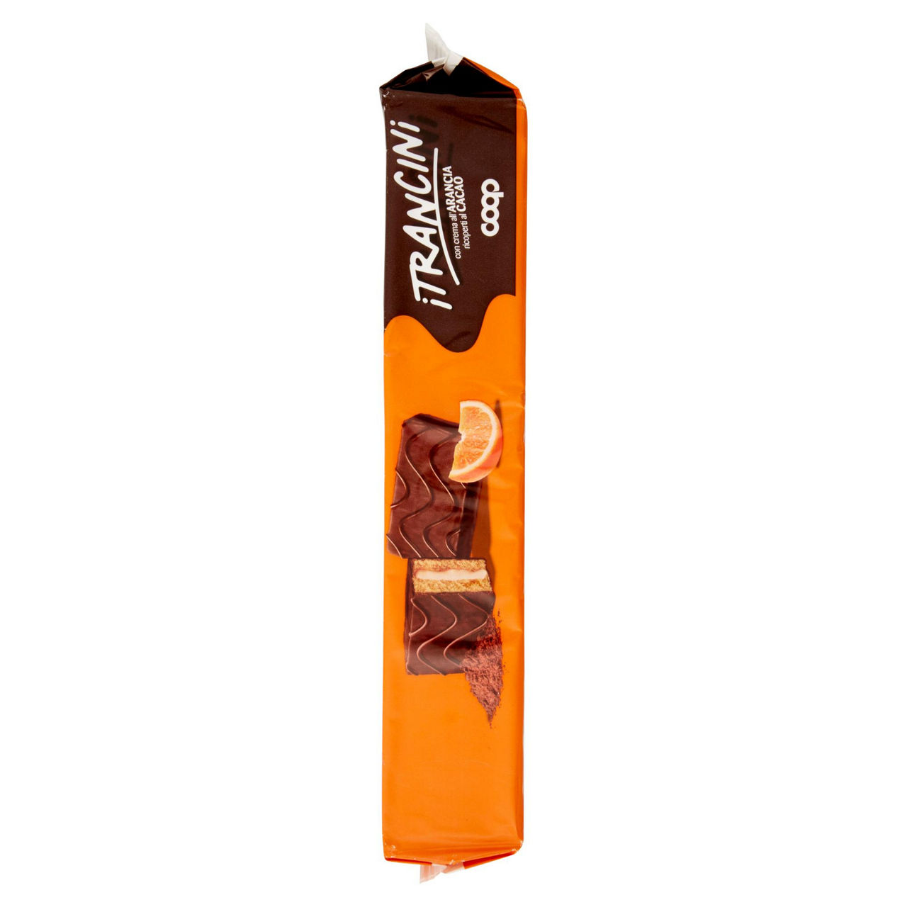 Trancini ricoperti al cacao farciti all'arancia 10 pz 350 gr - Immagine 31