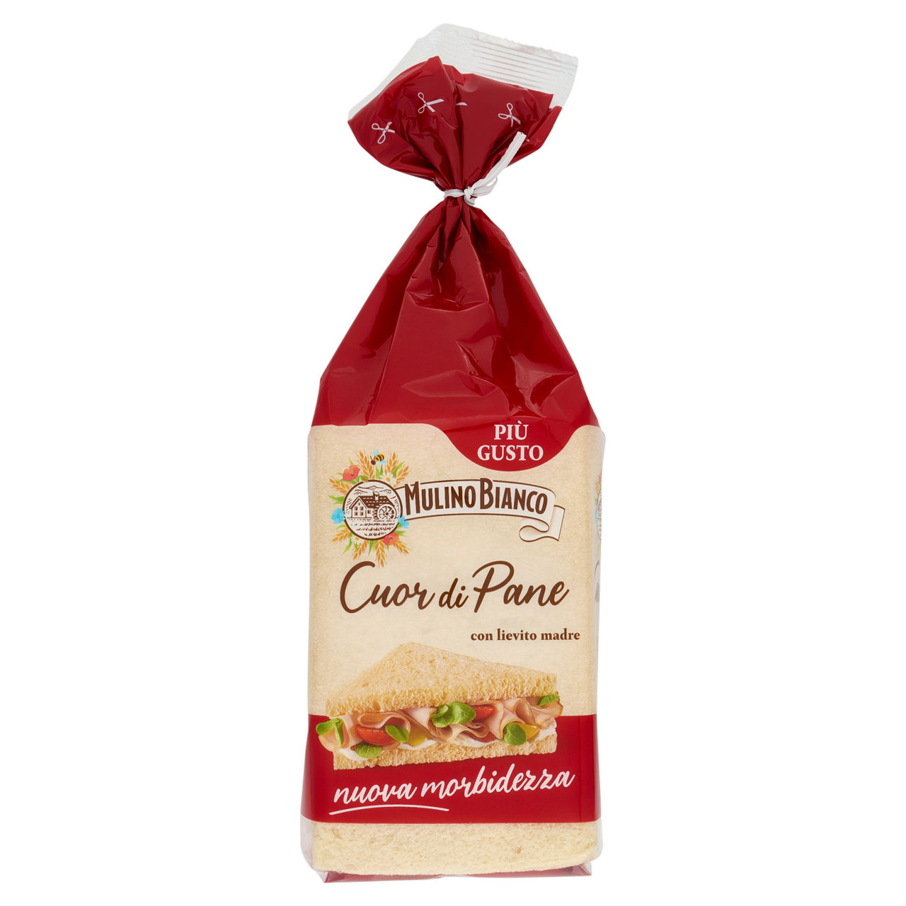 Cuor di pane senza crosta mulino bianco cellophane g 325