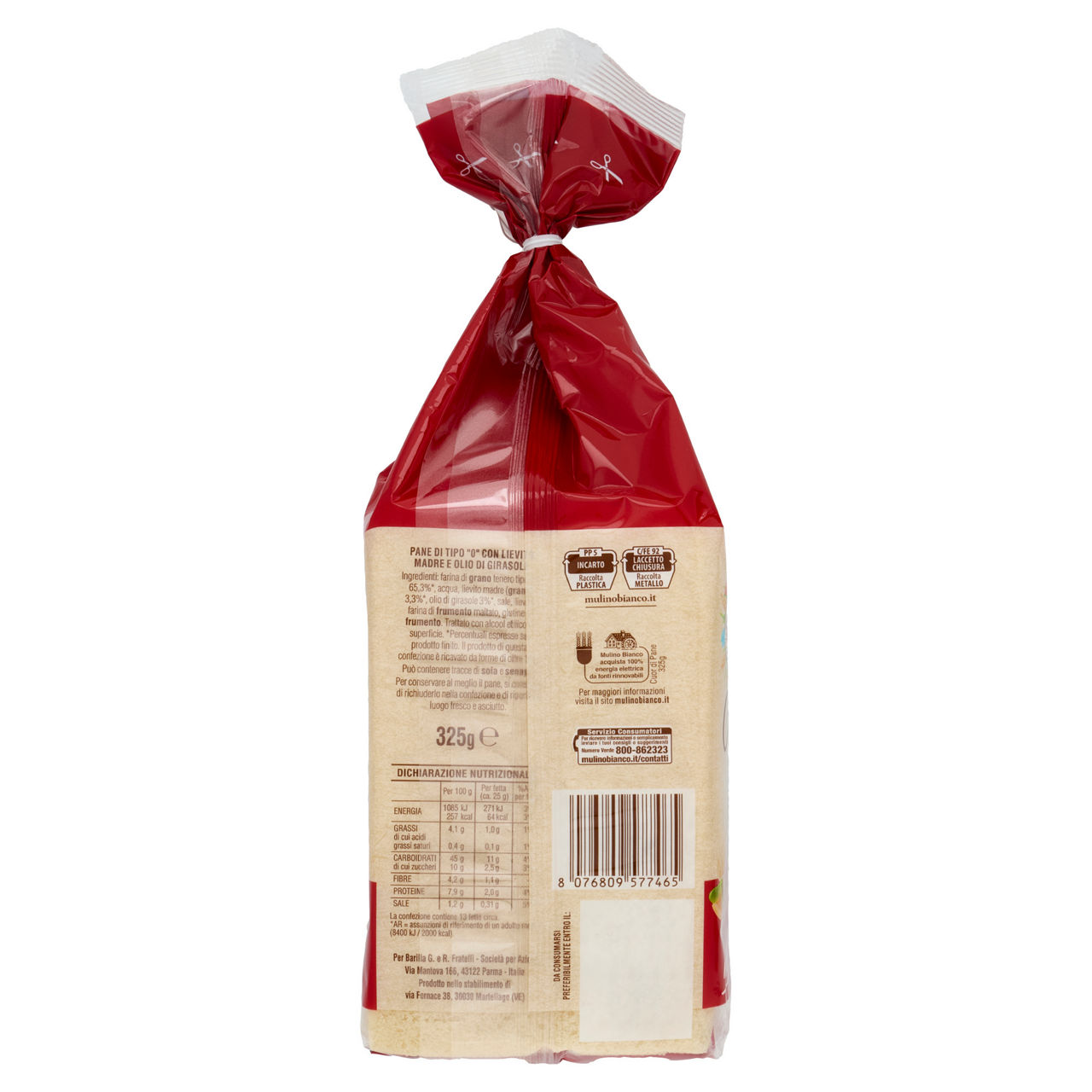 Cuor di pane senza crosta mulino bianco cellophane g 325 - Immagine 41