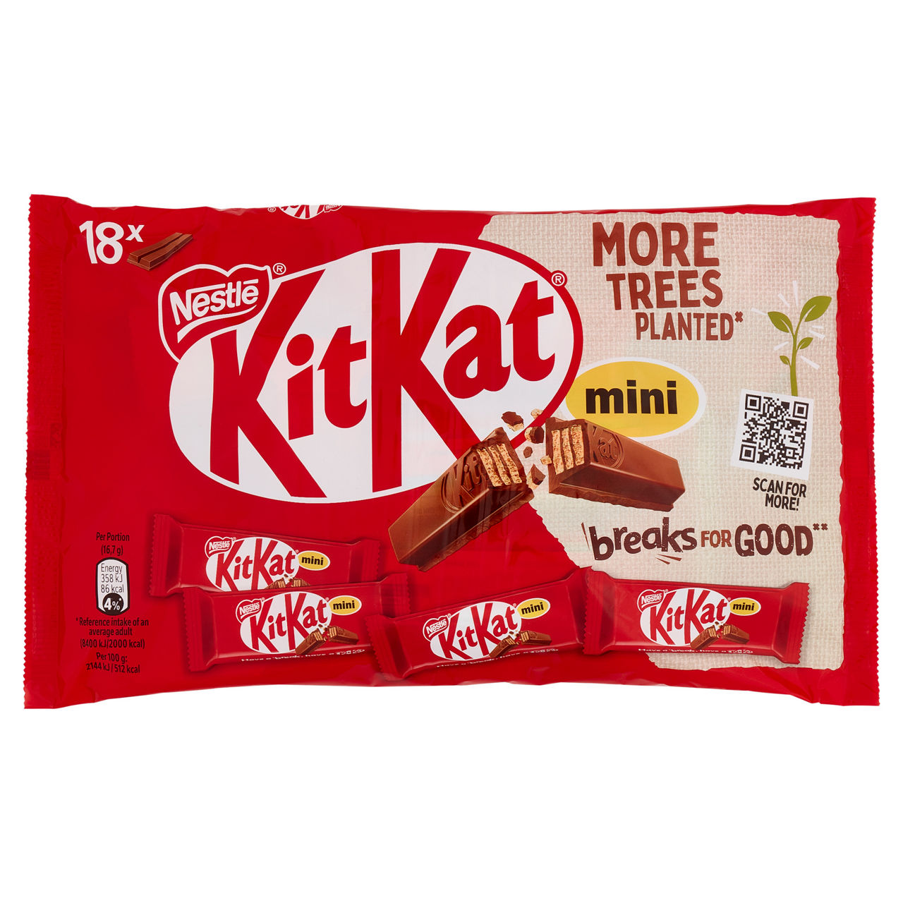 Mini wafer ricoperti di cioccolato al latte 301 gr