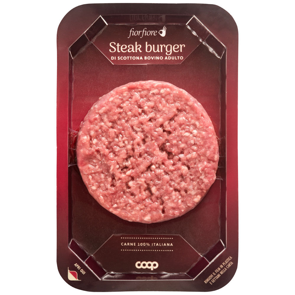 Steak burger di scottona 300 gr