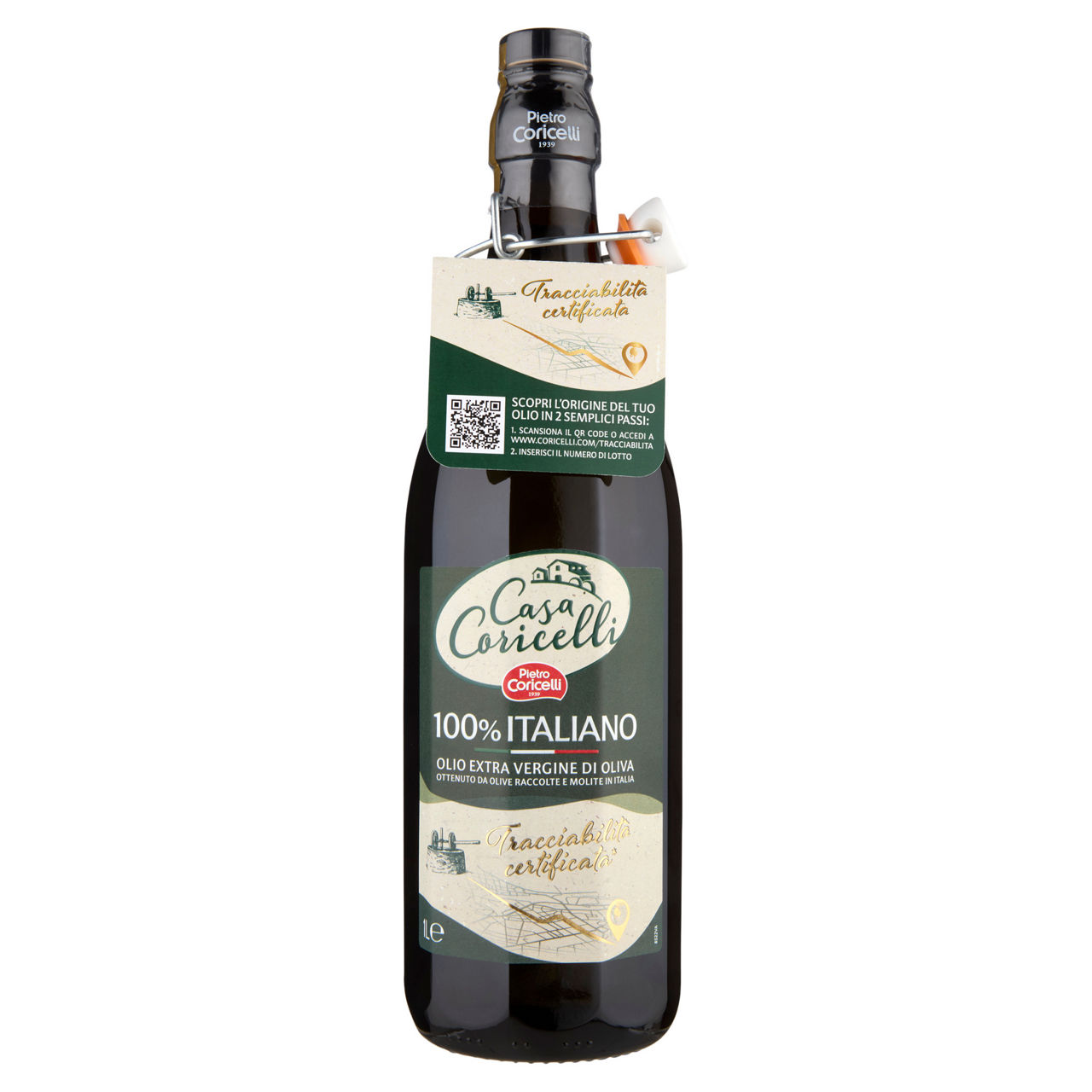 Olio extra vergine di oliva 100% italiano 1 lt
