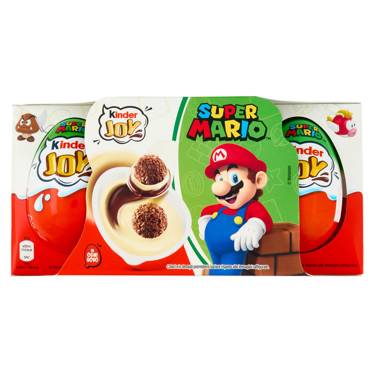 Uovo kinder joy 3 pz x 20 gr - Immagine 01