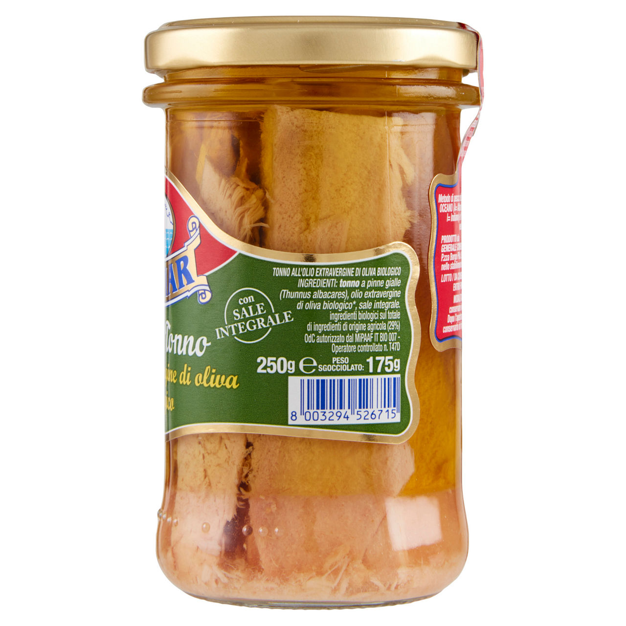 Filetti di tonno all'olio extravergine di oliva bio e sale integrale 250 gr - Immagine 51