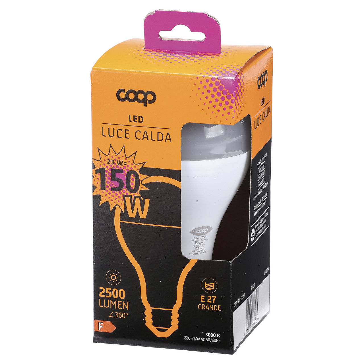 Led goccia coop 150w e27 2500lm a+ - Immagine 01