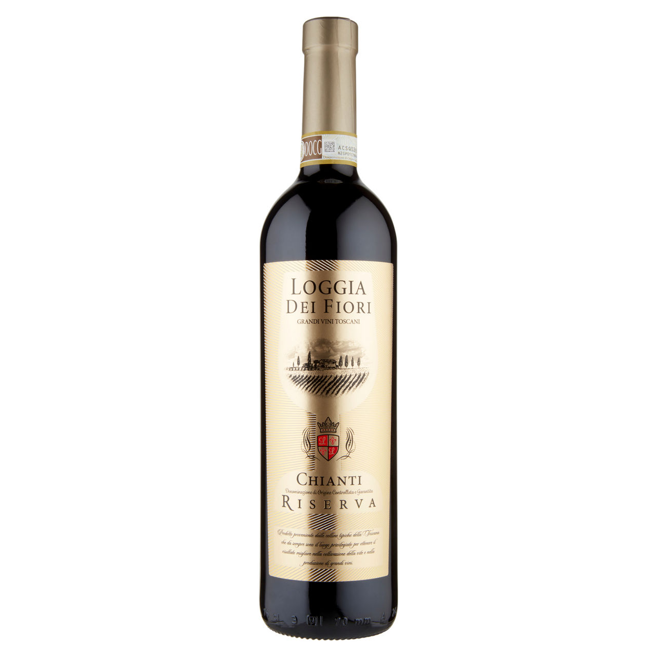 Vino rosso chianti DOCG riserva 750 ml - Immagine 01