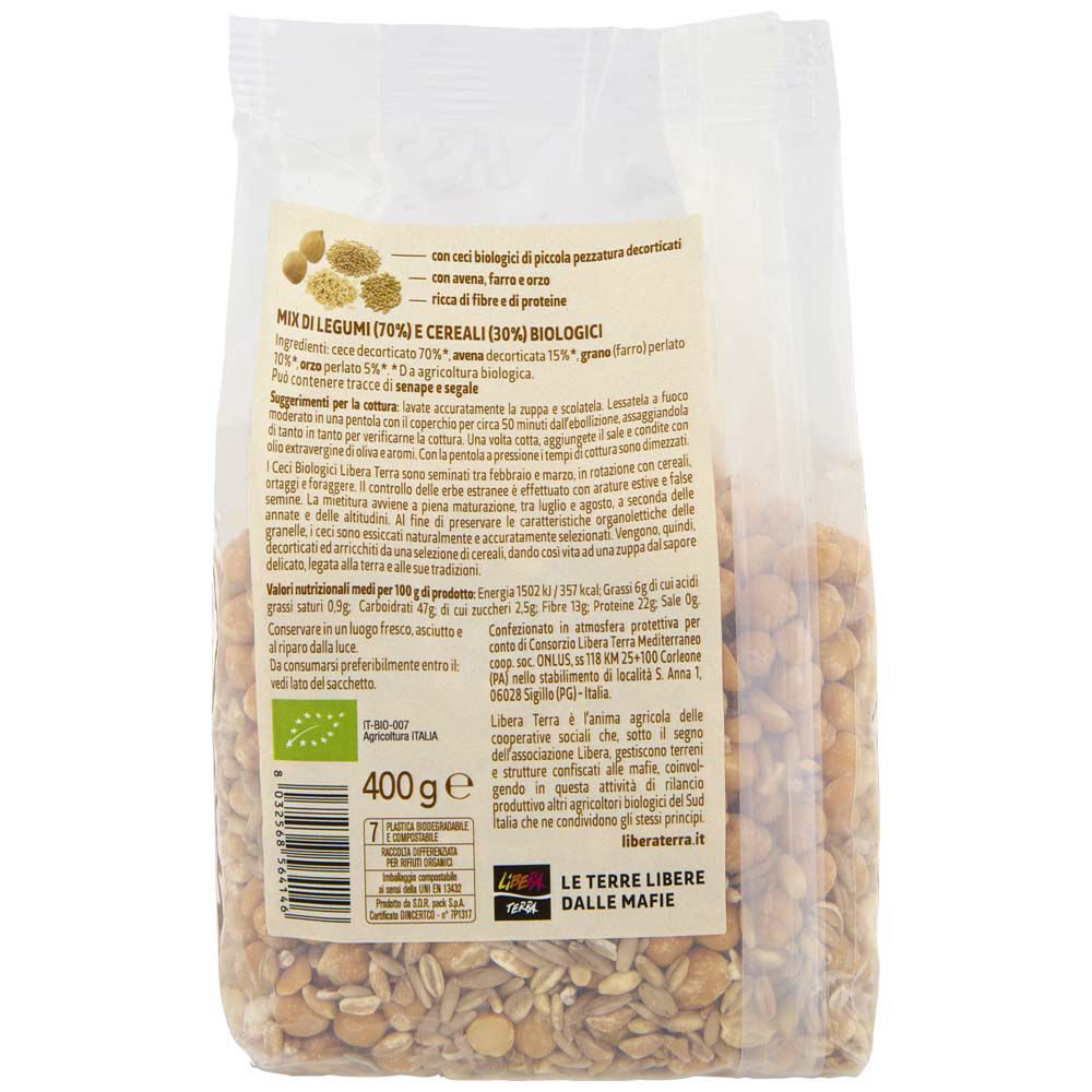 Zuppa di ceci ai cereali bio 400 gr - Immagine 21