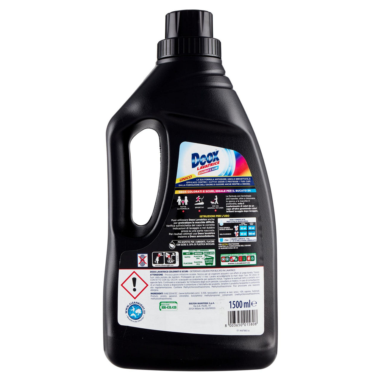 Detersivo lavatrice liquido colorati e scuri 30 lavaggi 1,5 lt - Immagine 21