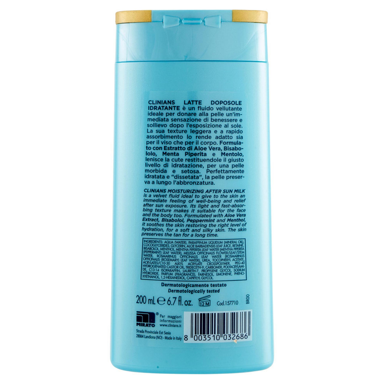 Latte doposole idratante e lenitivo con aloe vera 200 ml - Immagine 31