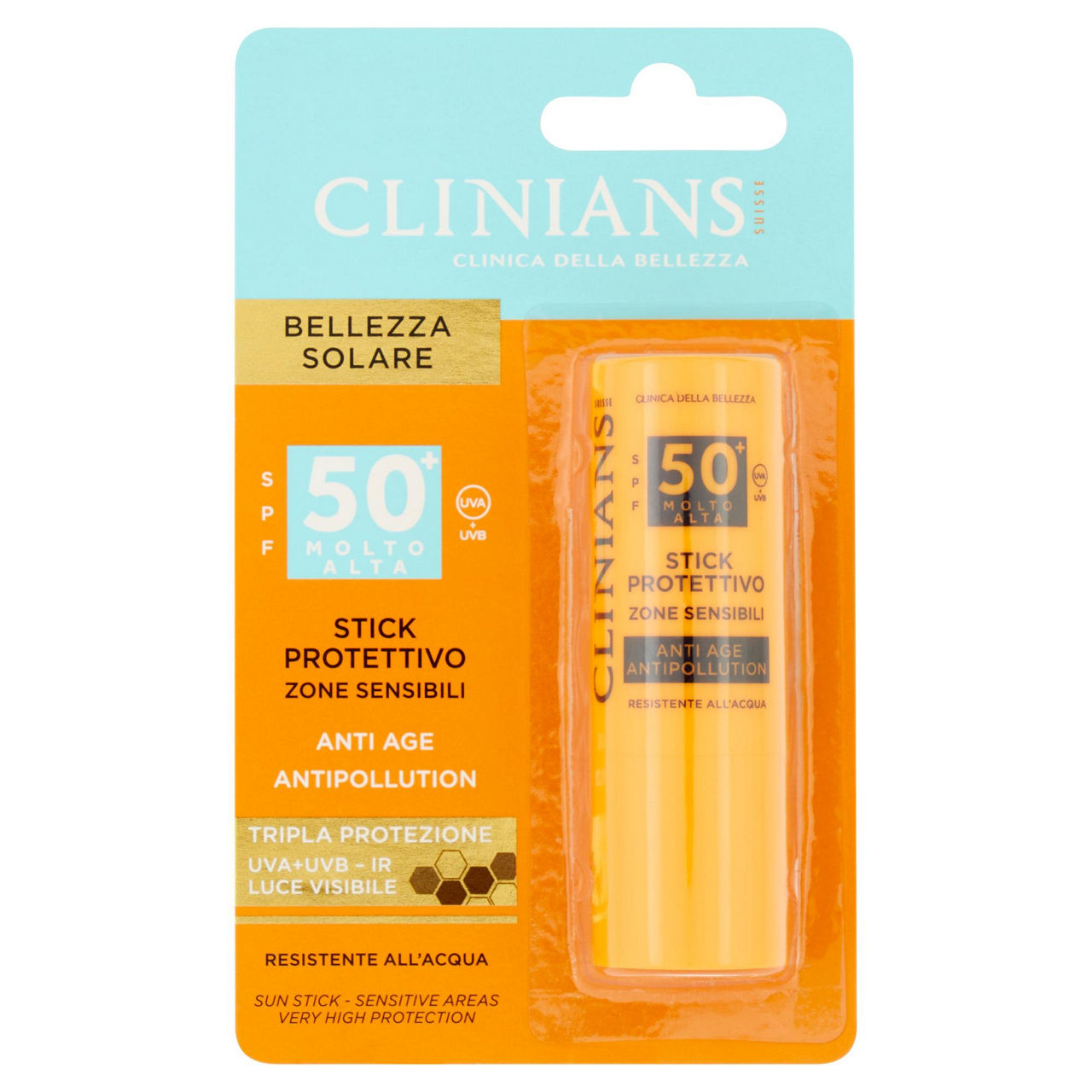 Stick solare antipollution clinians spf 50+ ml 12 - Immagine 01