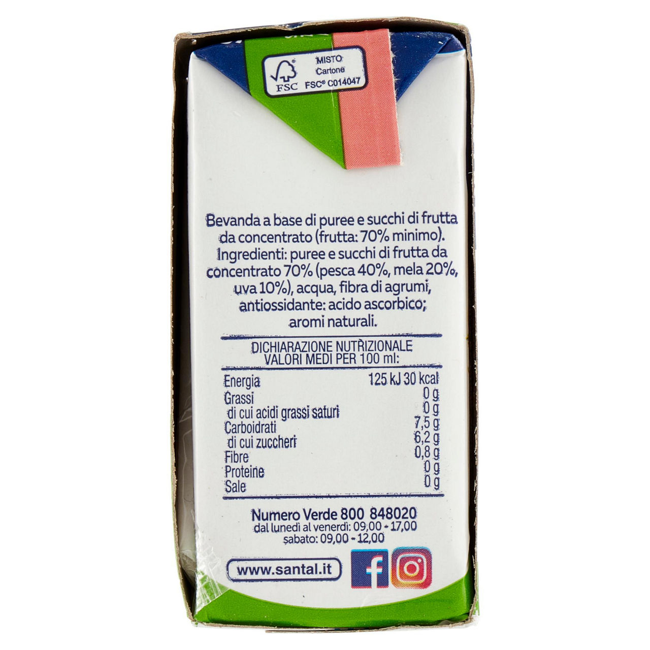 Bevanda alla pesca senza zuccheri aggiunti 3 pz x 200 ml - Immagine 31