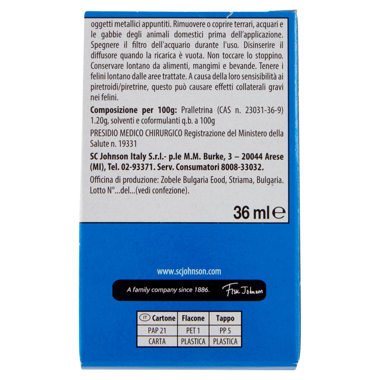Insetticida raid liquido ricarica 60 notti inodore ml 36 - Immagine 41
