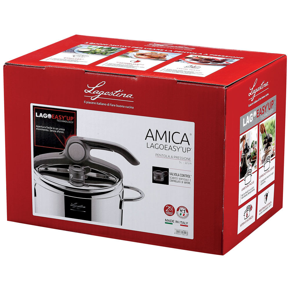 Pentola a pressione Amica Lago Easy Up 5 lt - Immagine 11