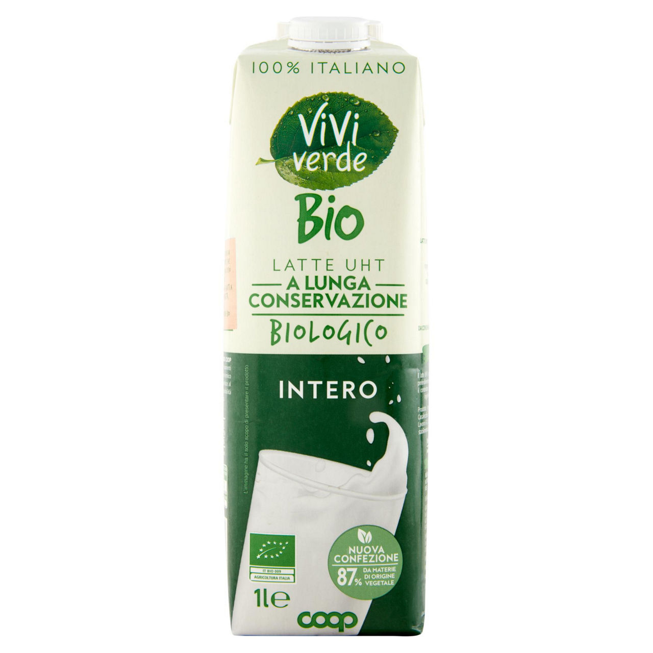 Latte intero bio a lunga conservazione 1 lt - Immagine 01