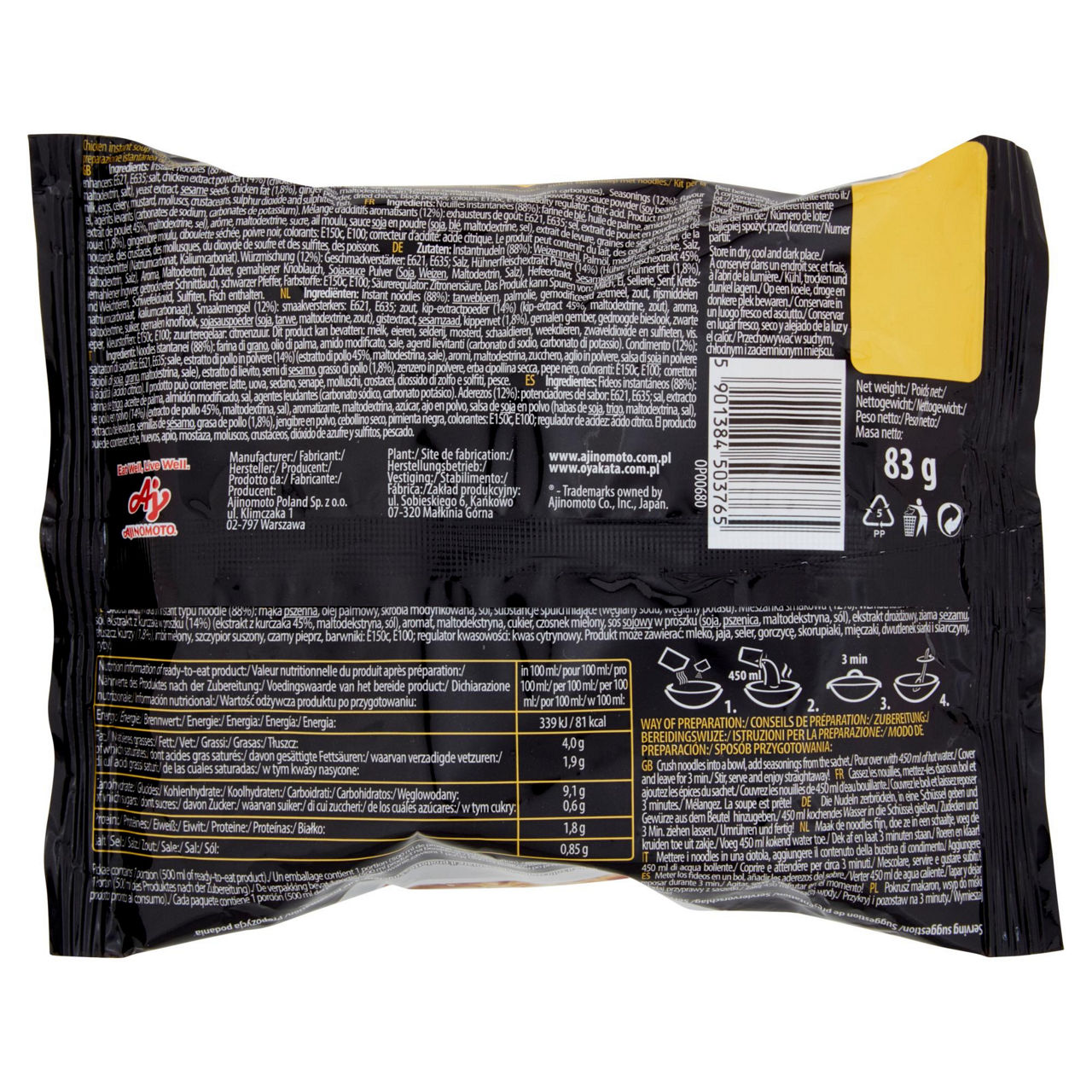 Ramen con pollo e noodles istantaneo 83 gr - Immagine 31