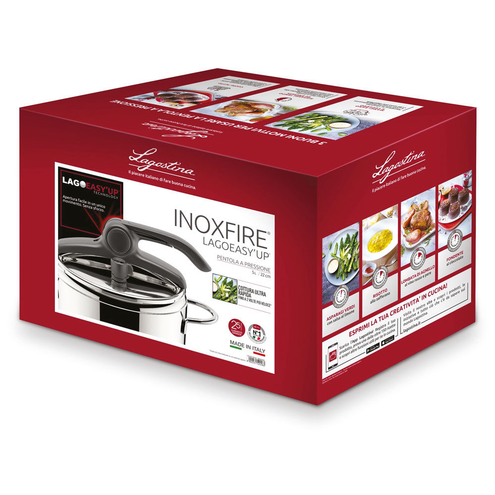 Pentola a pressione Inoxfire Lagoeasy'Up - Immagine 11